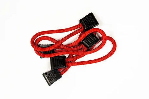 Fishbone Offroad FB51279-R - Paracord Zipper Pulls 5 Pcs Red