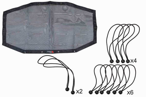 Fishbone Offroad FB51331 - 2018-Present Jeep Wrangler JLU Rear Sun Shade