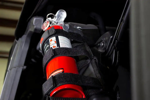 Fishbone Offroad FB55154 - Fire Extinguisher Holder for Padded Roll Bar Black