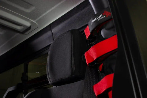 Fishbone Offroad FB55155 - Fire Extinguisher Holder for Padded Roll Bar Red
