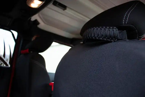 Fishbone Offroad FB55281 - Head Rest Paracord Grab Handles Black