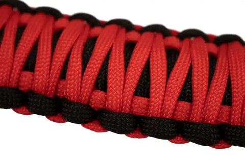 Fishbone Offroad FB55284 - Paracord Grab Handles for A Pillar Sound Bar 07-18 Wrangler JK Red