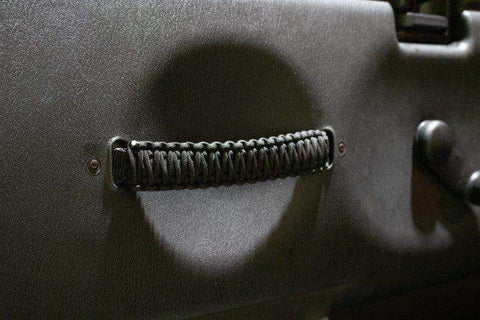 Fishbone Offroad FB55285 - Wrangler Paracord Door Handles Black for 97-06 Jeep