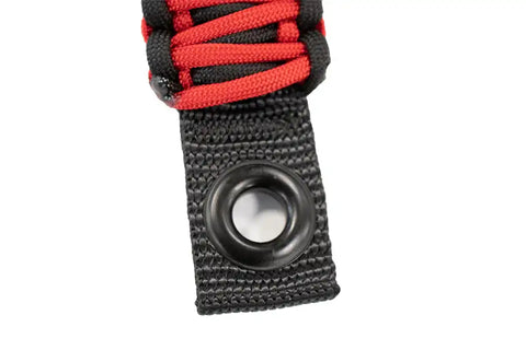 Fishbone Offroad FB55286 - Wrangler Paracord Door Handles Black/Red for 97-06 Jeep