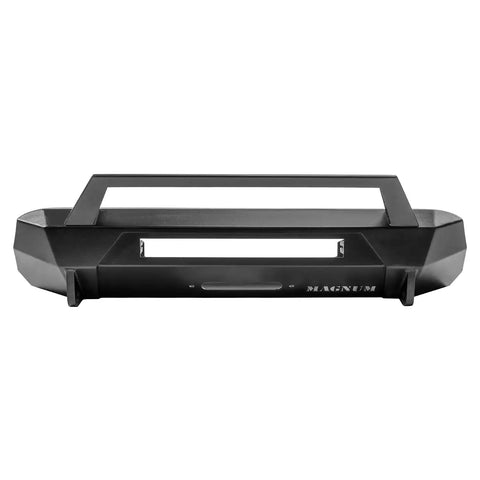 Raptor Series FBM83TYN-RT Magnum - Front Stubby Winch Ready Bumpers Black Textured Alloy Steel 16-23 Toyota Tacoma Note: Fits All Models. Optional RT Bar Installed Could Cause Interference With Facing Camera And TSS Equipped Models