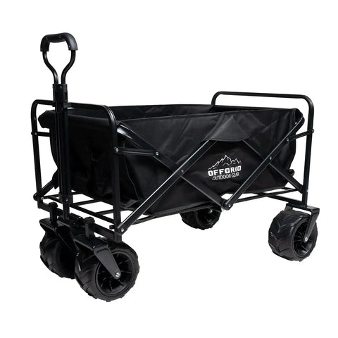 Raptor Series FC-100-BLK OFFGRID - Wagon Cart Black Polyester Collapsible Heavy Duty Outdoor