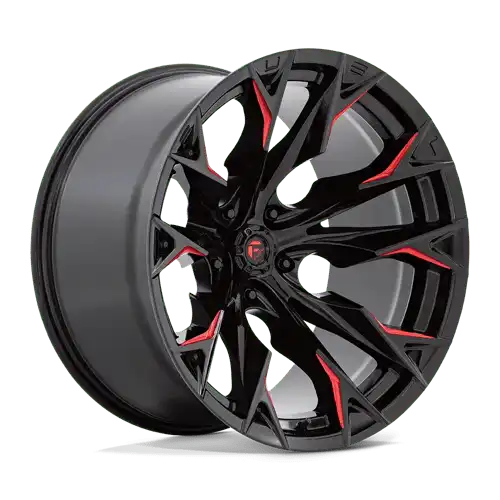 D823 22X12 5X5.0 G-BLK MILL C-RED -44MM