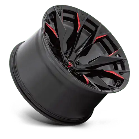D823 22X12 5X5.0 G-BLK MILL C-RED -44MM