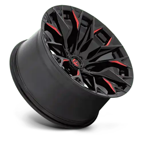 D823 24X12 5X5.0 G-BLK MILL C-RED -44MM