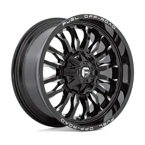 D795 20X10 8X180 G-BLK-MILL -18MM