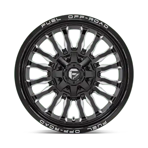 D795 22X10 8X170 G-BLK-MILL -18MM