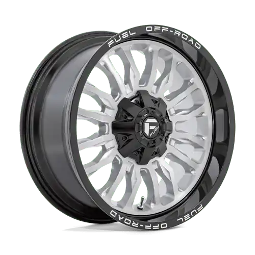 D798 22X12 5X4.5/5.0 SLVR-BRSH BLK-LP -44MM