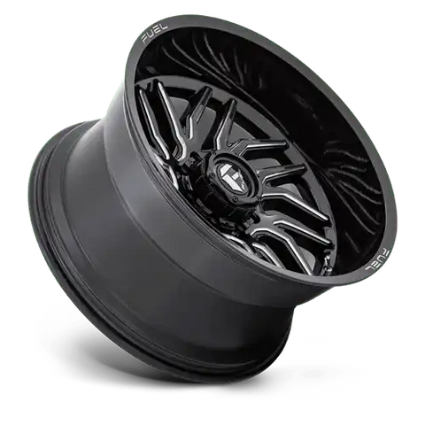 D807 22X12 8X180 G-BLK-MILL -44MM
