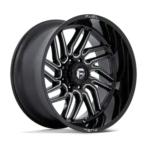 D807 24X12 8X180 G-BLK-MILL -44MM