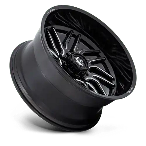 D807 24X12 8X170 G-BLK-MILL -44MM