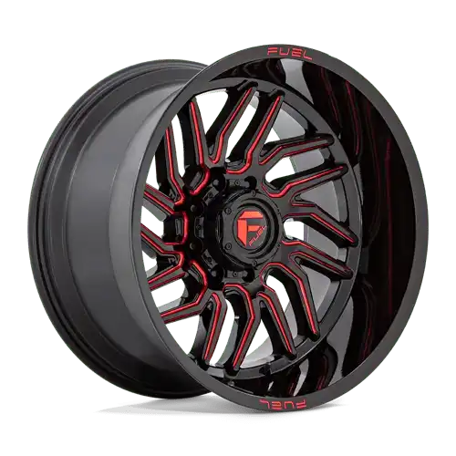 D808 20X10 8X180 G-BLK MILL-RT -18MM