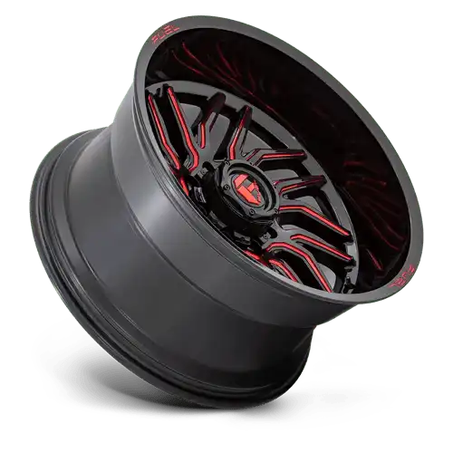 D808 22X12 8X6.5 G-BLK MILL-RT -44MM