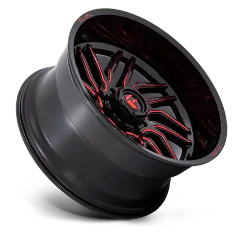 D808 24X12 8X180 G-BLK MILL-RT -44MM