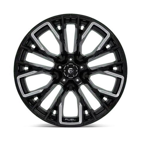 D849 22X12 5X5.0 G-BLK-MILL -44MM