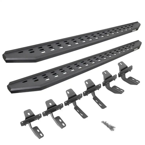 Go Rhino 69412973PC - RB20 Running Boards with Mounting Brackets Kit