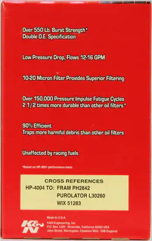 K&N HP-4004 Oil Filter