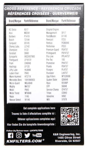 K&N HP-7004 Oil Filter
