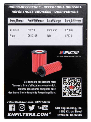K&N HP-7023 Automotive Oil Filters