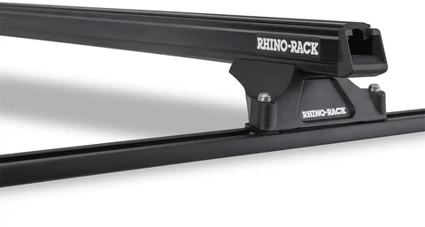 Rhino-Rack JA8730 Heavy Duty RLTF Trackmount Black 2 Bar Roof Rack