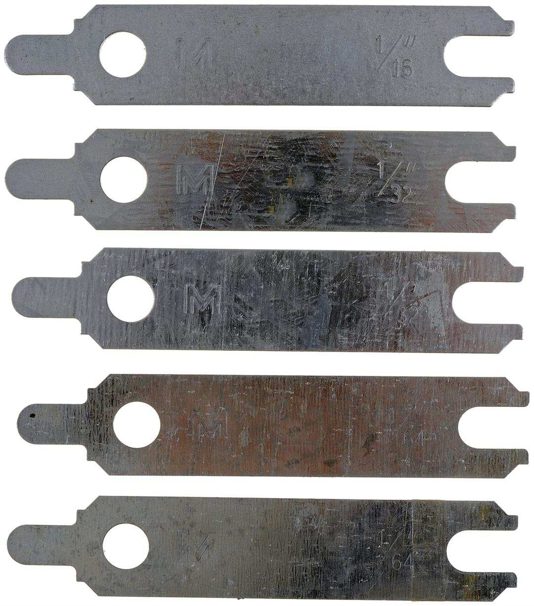 Dorman 02336 Starter Shim GM Engines 0.016 Inch/ 0.031 Inch/ 0.0625 Inch Thick