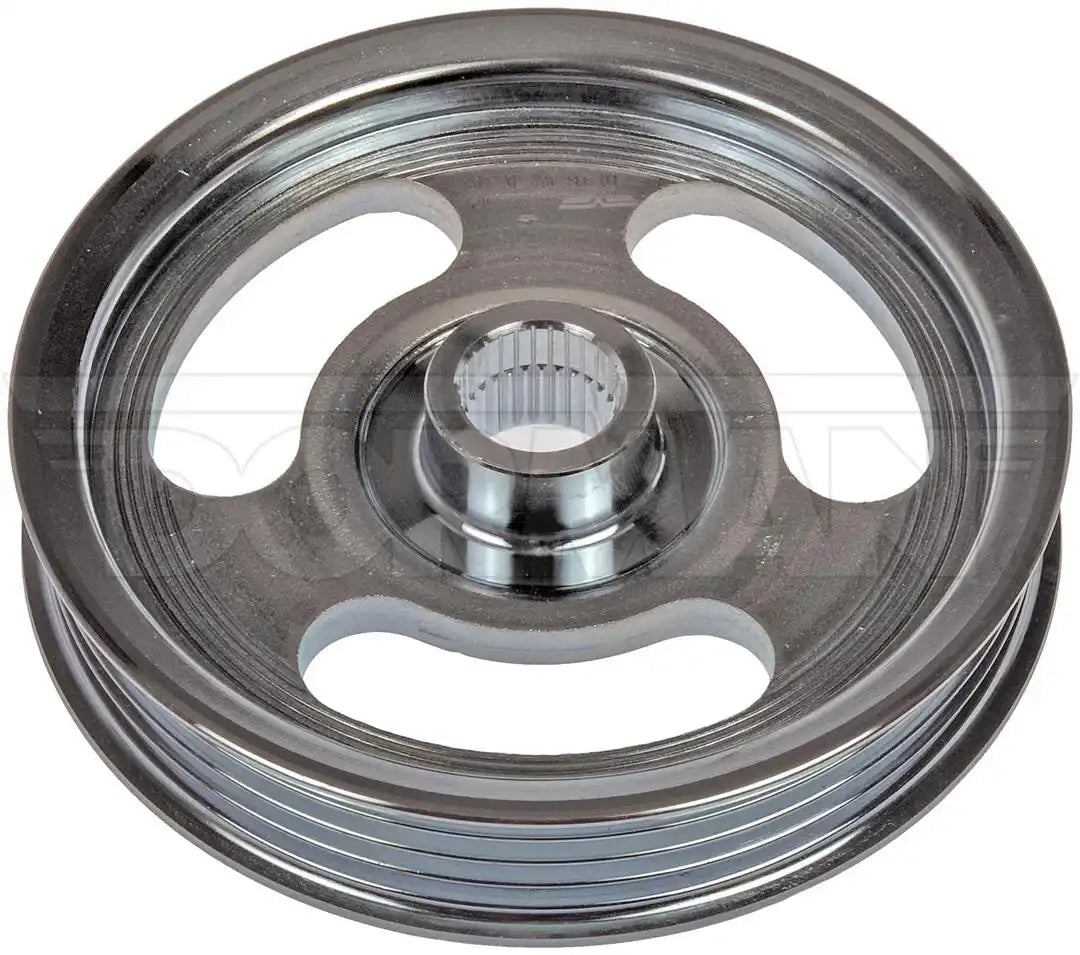 Dorman 300-336 Power Steering Pump Pulley OE Solutions ™ OE Replacement 4 Groove Serpentine Belt Silver Steel