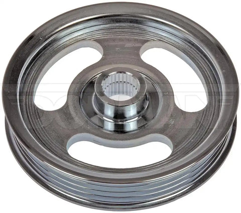 Dorman 300-336 Power Steering Pump Pulley OE Solutions ™ OE Replacement 4 Groove Serpentine Belt Silver Steel