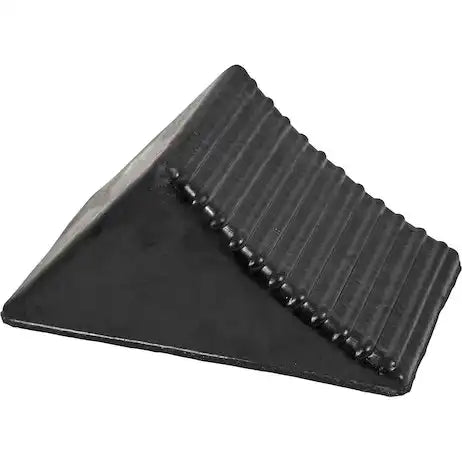 Buyers Products WC1467A Wheel Chock Black Rubber Single 5 Inch Height