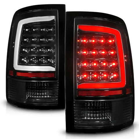 ANZO USA 311452 Tail Light Assembly LED Clear Lens Black Housing Red Brake Light/