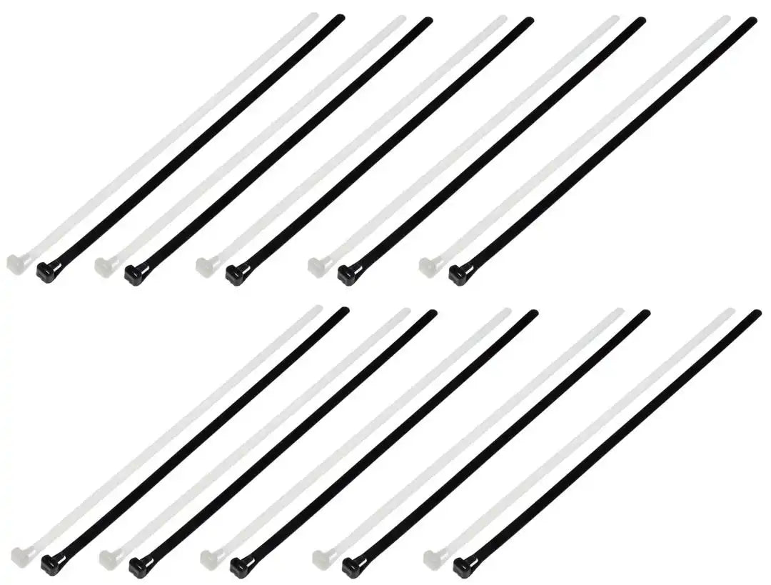 Dorman 83762 Wire Tie Conduct-Tite ® 12 Inch Length Pack of 20 Black/ White