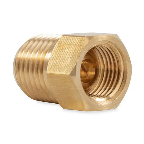Camco 59953 Propane Hose Connector Adapts Pigtail With 1/4 Inch Inverted Flare to A Regulator With Female 1/4 Inch NPT