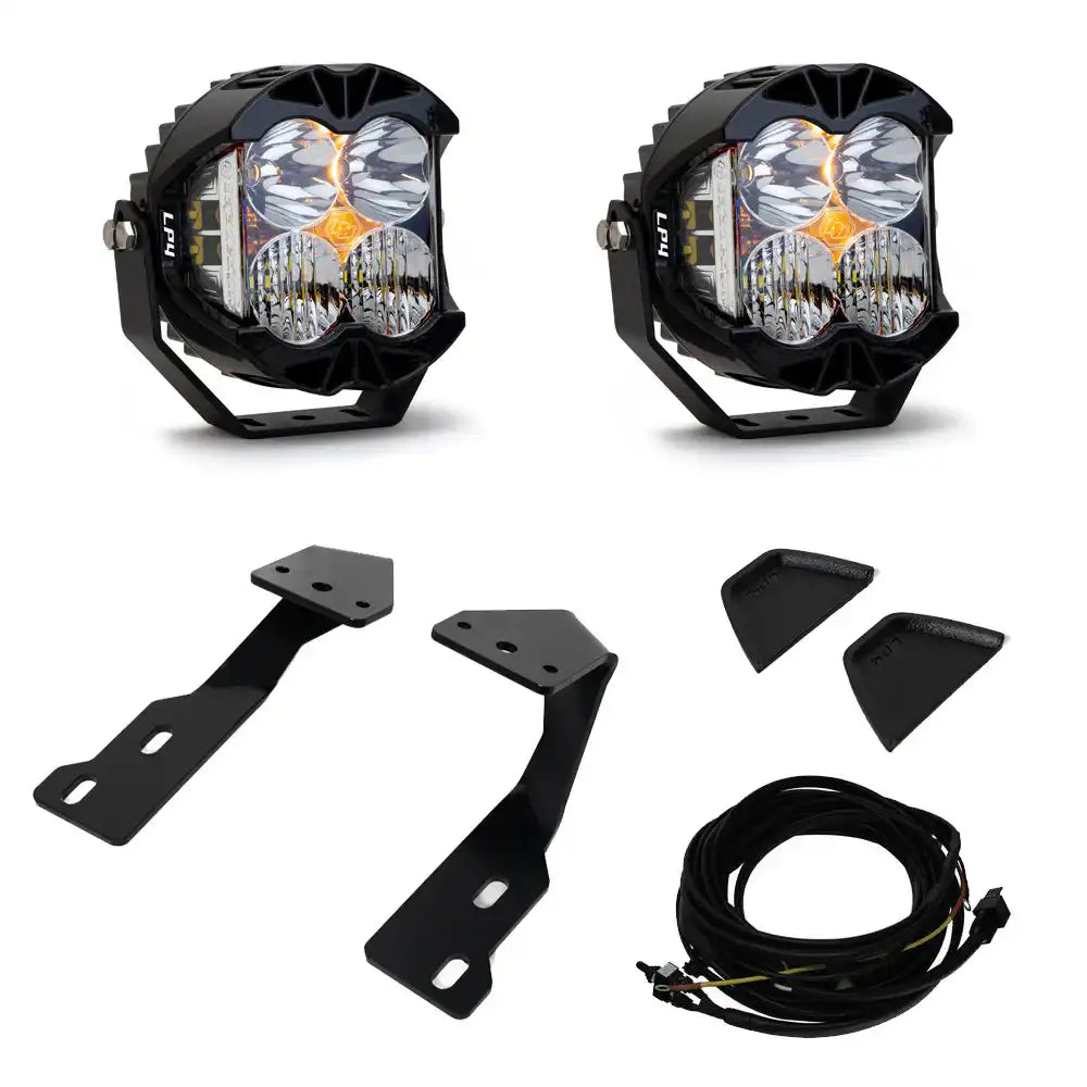 Baja Design 447857 Driving/ Fog Light LP4 LED Round 90.9 Watt 6.5 Amp Driving/ 