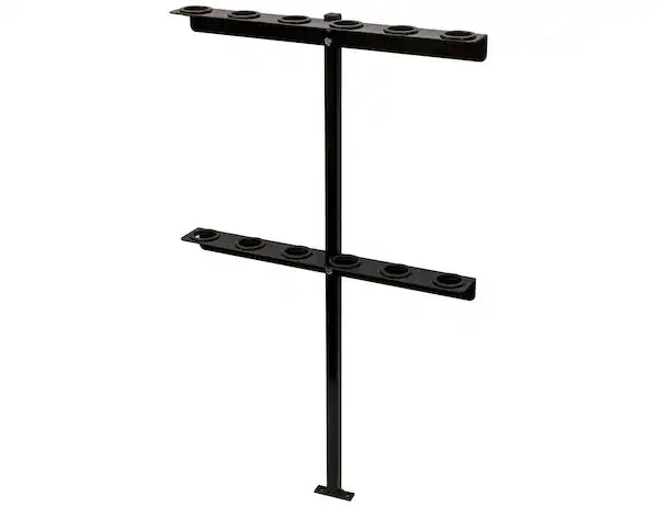 Buyers Products LT35 Tool Organizer Bolt-On Mount To Open Trailer Holds 6 Straight 