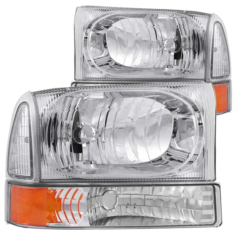 ANZO USA 111081 Headlight Assembly Crystal Clear Halogen Bulb Standard Beam Clear