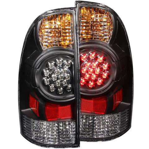 ANZO USA 311042 Tail Light Assembly LED Clear Lens Black Housing Set of 2