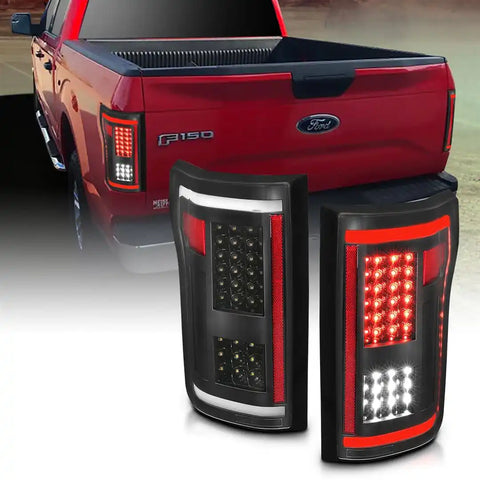 ANZO USA 311285 Tail Light Assembly LED Clear Lens Black Housing Red/ White Bulb