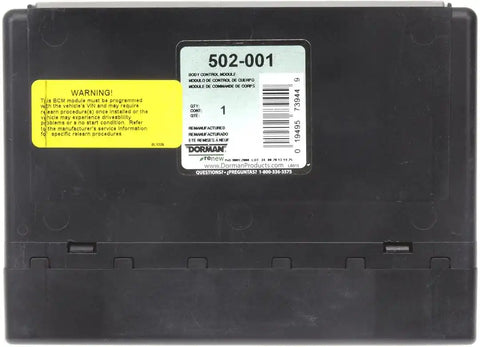 Dorman 502-001 Body Control Module OE Solutions ™ OE Replacement 7 Plug Single