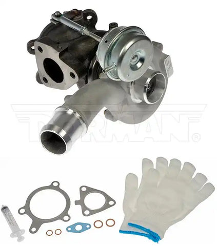 Dorman 667-426 Turbocharger OE Solutions ™ OE Replacement Natural Aluminum/ Steel With Wastegate Actuator