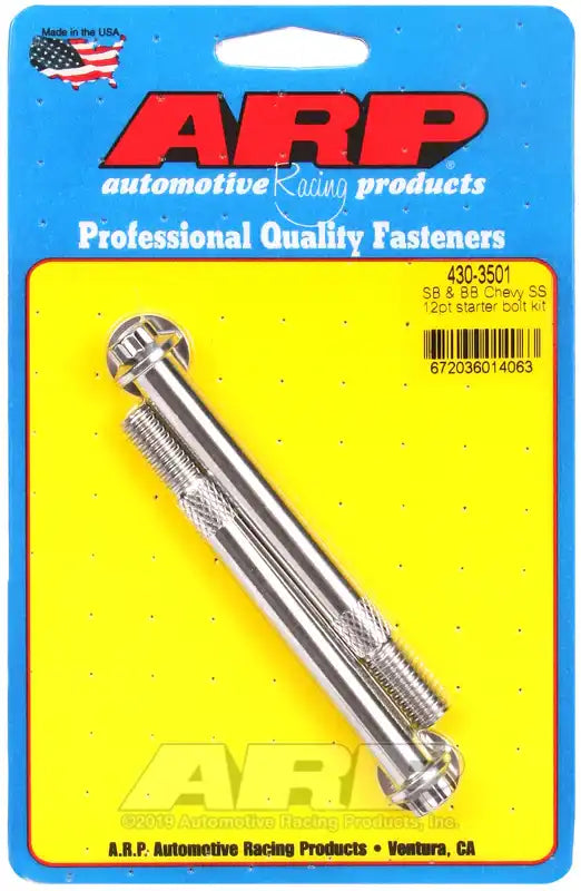ARP Auto Racing 430-3501 Starter Bolt For Use With Chevy With Standard Starter 3.7