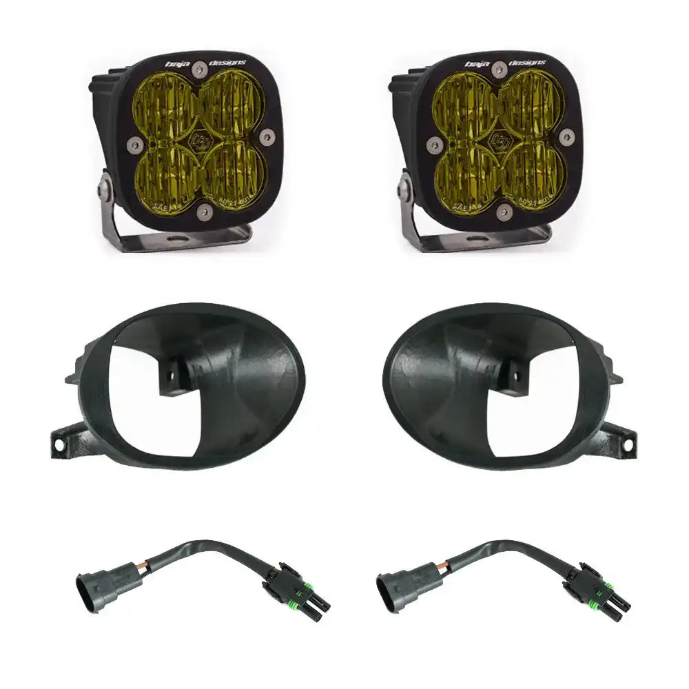 Baja Design 447873 Driving/ Fog Light Squadron SAE LED Bulb 4 Cree LED 3 Inch Squ