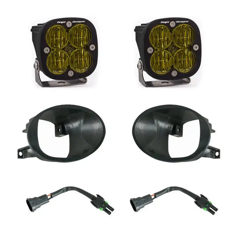 Baja Design 447873 Driving/ Fog Light Squadron SAE LED Bulb 4 Cree LED 3 Inch Squ