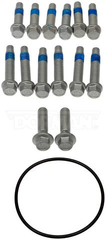 Dorman 966-002 Wheel Hub Bolt OE Solutions ™ OE Replacement Carbon Steel Coarse Thread Type With 6 Hub Bolts/ 6 Rotor Bolts/ 2 Bracket Bolts/ 1 O-Ring Boxed
