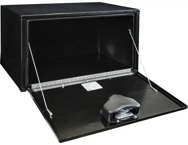 Buyers Products 1702303 Tool Box Underbody 1 Recessed Drop Door Smooth Gloss Bla