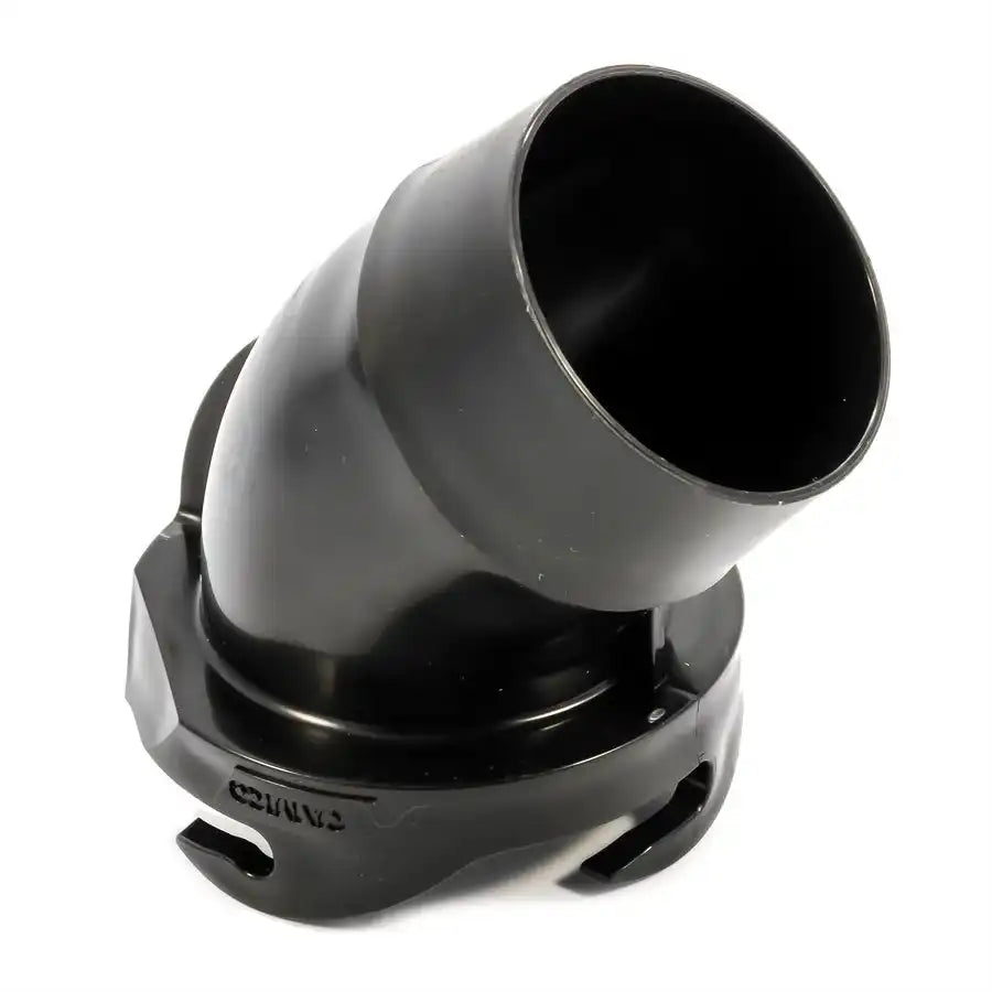 Camco 39403 Sewer Hose Connector For Connecting Sewer Hose to RV 45 Degree Adapter Black Skinpack