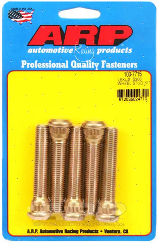 ARP Auto Racing 100-7715 Wheel Stud 12 Millimeter x 1.5 Inch Thread Size 2.600 Inch