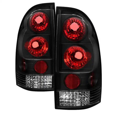 Spyder Automotive 5007896 Tail Light Assembly Uses OE Bulbs Euro Clear Lens Black 